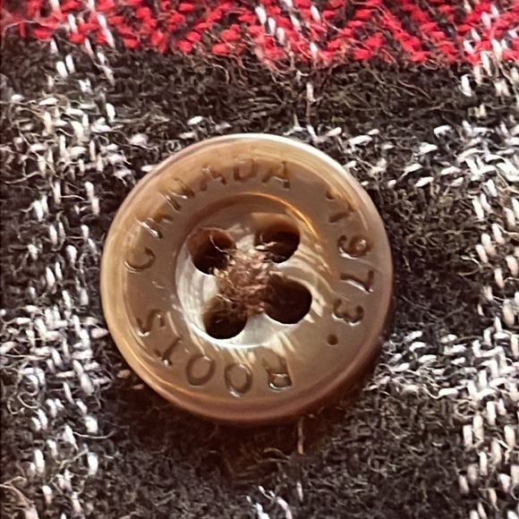 Roots Canada Men's M FLANNEL Soft Buffalo Plaid Red - Picture 8 of 12